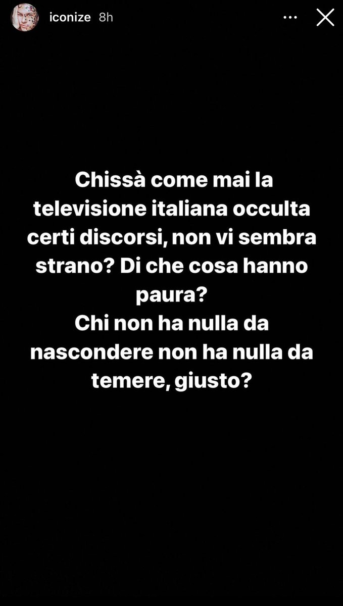 giulia49337493's tweet photo. #gfvip chissà come mai?! 😡 Vogliamo che questo discorso venga affrontato un puntata con la diretta interessata #soleil deve essere smascherata davanti tutta Italia! #alfonsosignorini #iconize #GFvip #GFVIPParty @iconize_it https://t.co/ZQUphZ2Sb6