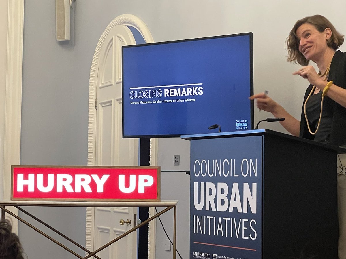MazzucatoM's tweet photo. Thank you to ⁦@MaimunahSharif⁩ the executive director of ⁦@UNHABITAT⁩ for your inspirational words at the launch of our new Council on Urban Initiatives, cohosted by ⁦@IIPP_UCL⁩ ⁦@LSECities⁩ ⁦@UNHABITAT⁩. ⁦ https://t.co/LFJmlQOrqy