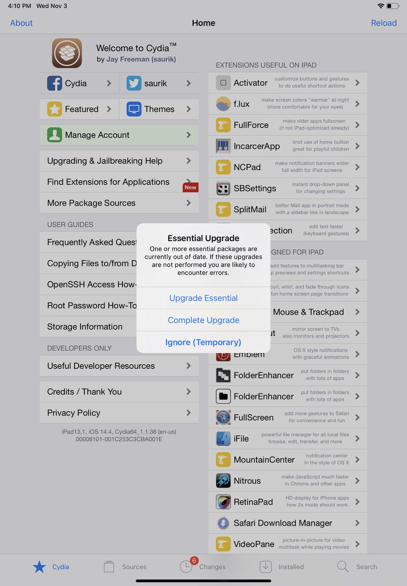 AlmCode's tweet photo. Can confirm. iPad Air 4th Gen iOS 14.4 https://t.co/a3m9dyy1Vb