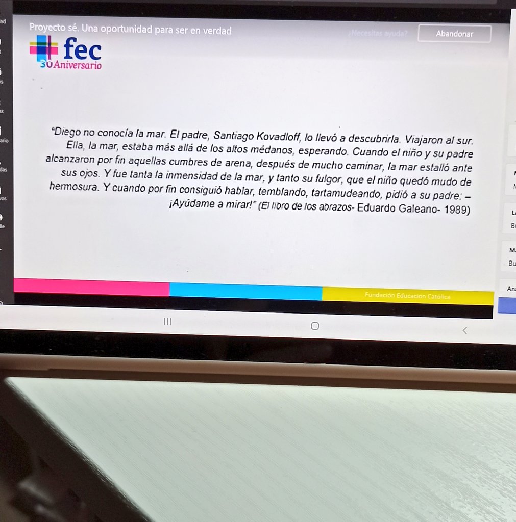 fecmips's tweet photo. Finalizado el primer #webinarFEC de #formacióndelprofesorado,nos ha gustado pasar un ratito con @OscarAlonsoPeno y hemos podido #desconectar de nuestro alrededor para #conectar a la vez con el #ProyectoSé
👉Orgullosísimos de nuestro compañero Miguel,quien es parte del #grupomotor https://t.co/JCo6Y3NGkW