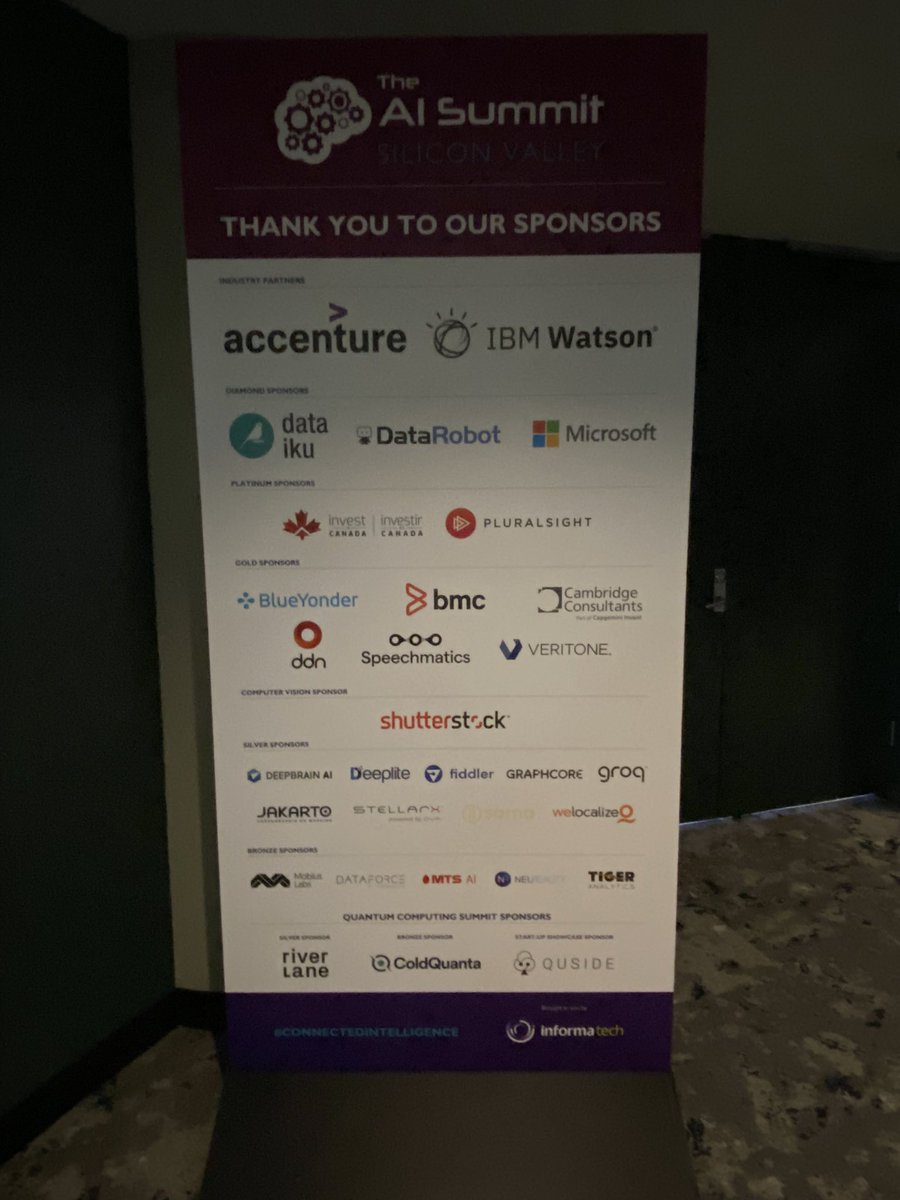 may_bakken's tweet photo. It’s good to be back at my first in person event since the pandemic lockdown #AISummit2021 Silicon Valley @BMCSoftware https://t.co/LjVTtZSgtv