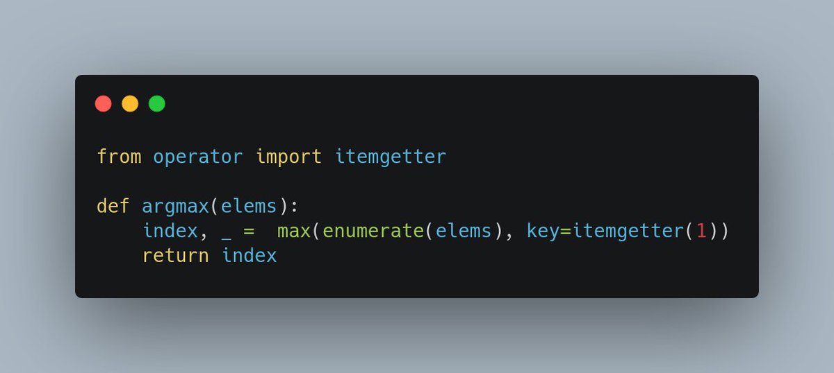 outsbart's tweet photo. @mathsppblog Nice challenge!

Extra cool thing about this solution: I don't have to validate the input argument, `max` will do that for me.

Obviously you can turn this solution into a oneliner using [0] after the `max` call, but I think that would make it a little less readable. https://t.co/EylLUGQz0x