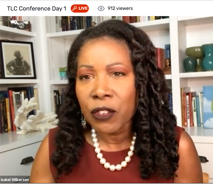drkimleadership's tweet photo. @Isabelwilkerson "We should not be surprised, knowing our country's history, when there are episodes of disruption." #TLC2021 @CoachingPD https://t.co/8wJ7yimvbJ