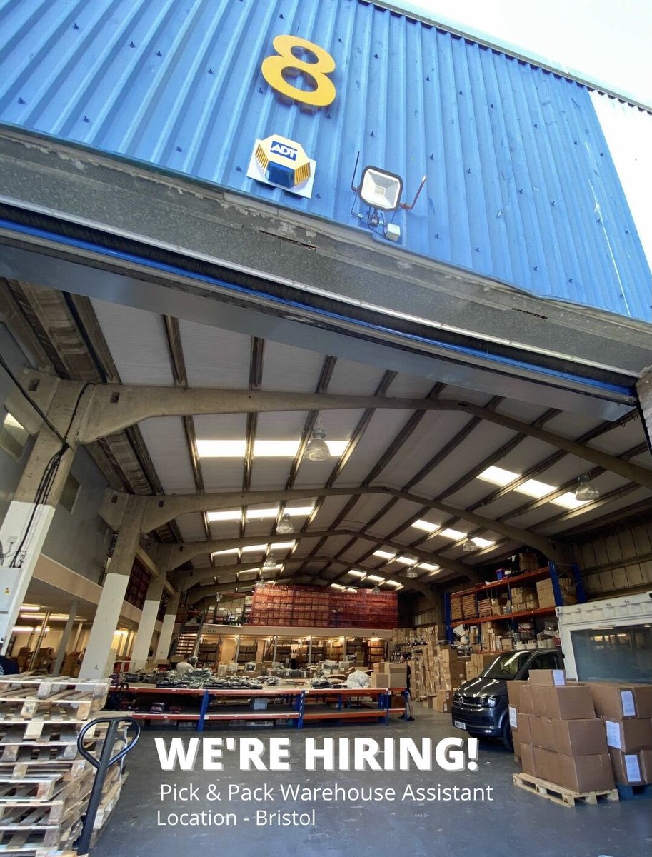 📦 WE’RE HIRING! 📦 We’re looking for a talented Pick &amp; Pack Warehouse Assistant to join our Bristol team. Hit the link below to head to our careers page, or email your CV and cover letter direct to Jody@outofstep.ltd.uk 📥 #werehiring #bristoljobs outofstep.ltd.uk/pages/careers