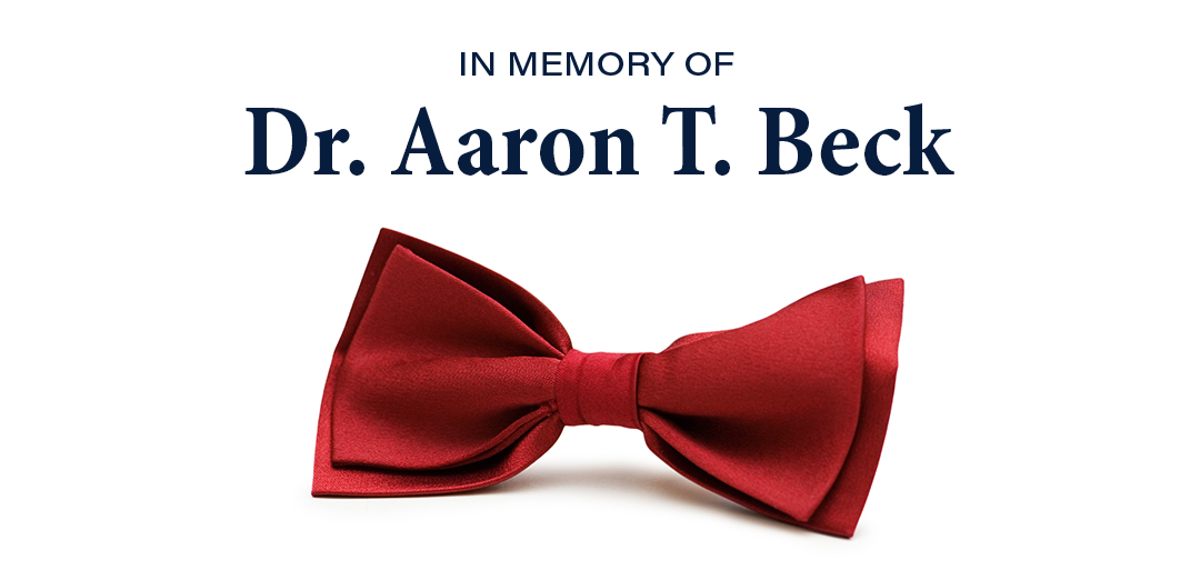 PsiChiHonor's tweet photo. Dr. Aaron “Tim” Beck developed and pioneered Cognitive Behavior Therapy and Recovery-Oriented Cognitive Therapy. On Nov. 1, he passed at 100 years old. Dr. Beck was regarded as a brilliant, warm individual who shall be missed by many. #BeckInstitute #CBT https://t.co/zwnngcO53L https://t.co/vW0k8a2qX4