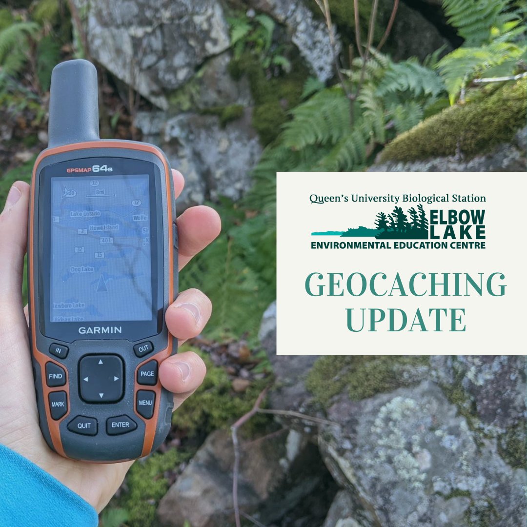 ElbowLakeEEC's tweet photo. We are excited to announce that we have deployed ten geocaches at Elbow Lake as part of the 2019 'Navigating our Landscape' grant from the @CFKingstonArea for the public to access! #thanksCFKA Check them out on the https://t.co/qwaOFmuwtq website or app. https://t.co/H6OMWfenX8