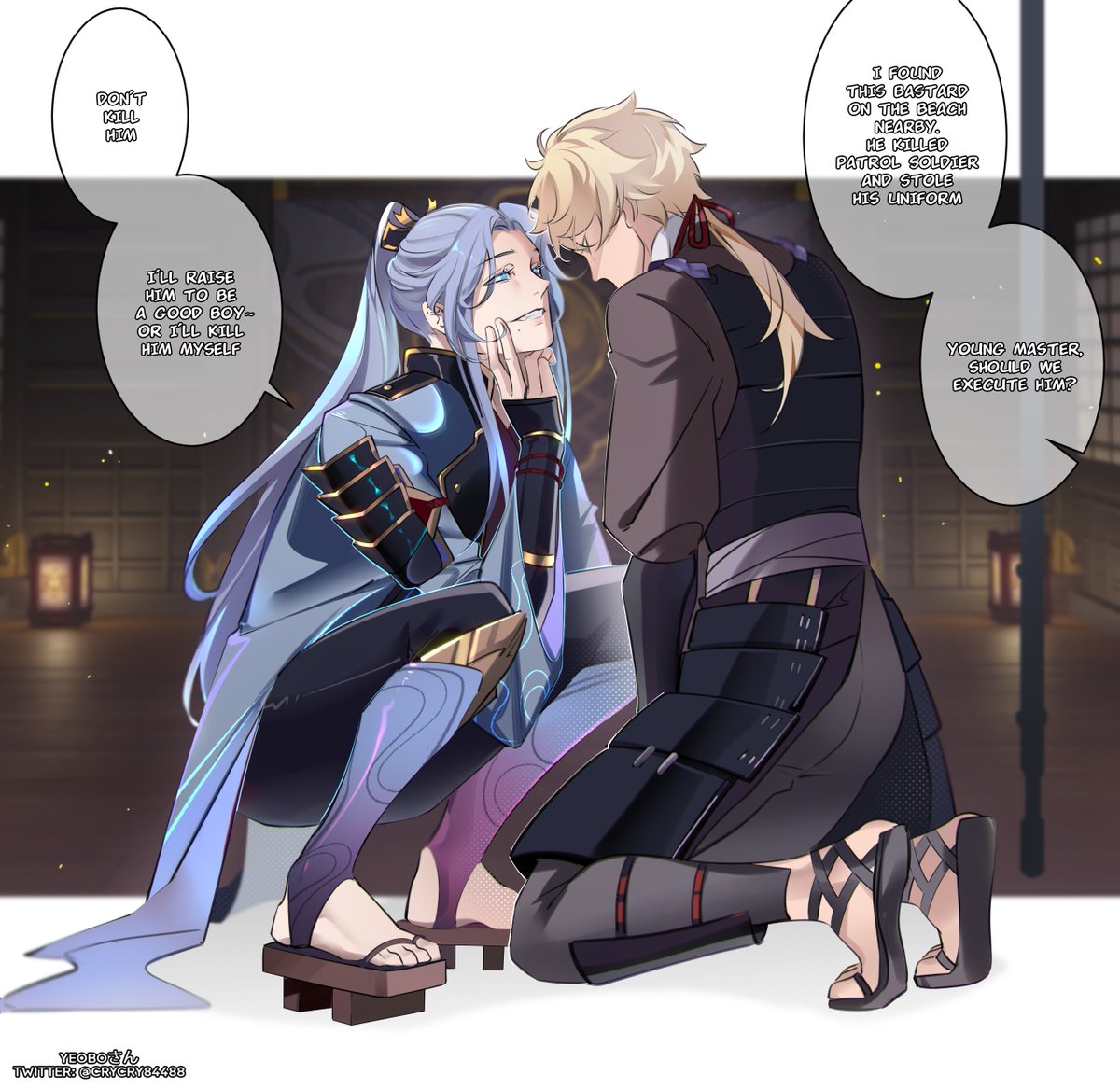 "First meeting" - part 1 
#thomato #トマ人 #GenshinImpact #原神