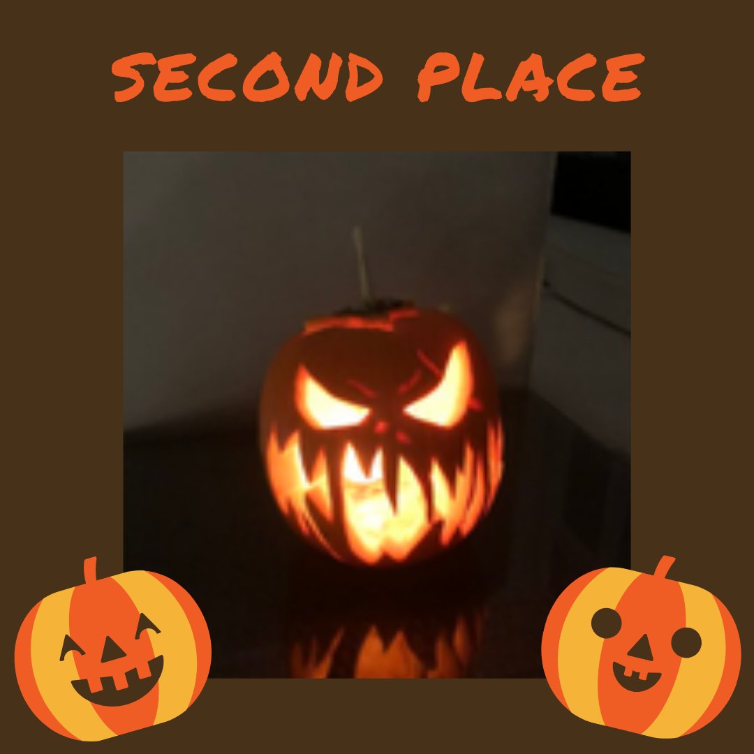 Congratulations to our second-place prize winner <a href="/greeceball/">mike</a>  on twitter, for their spooky and sharp pumpkin carving! Please reach out to us to collect your prize!