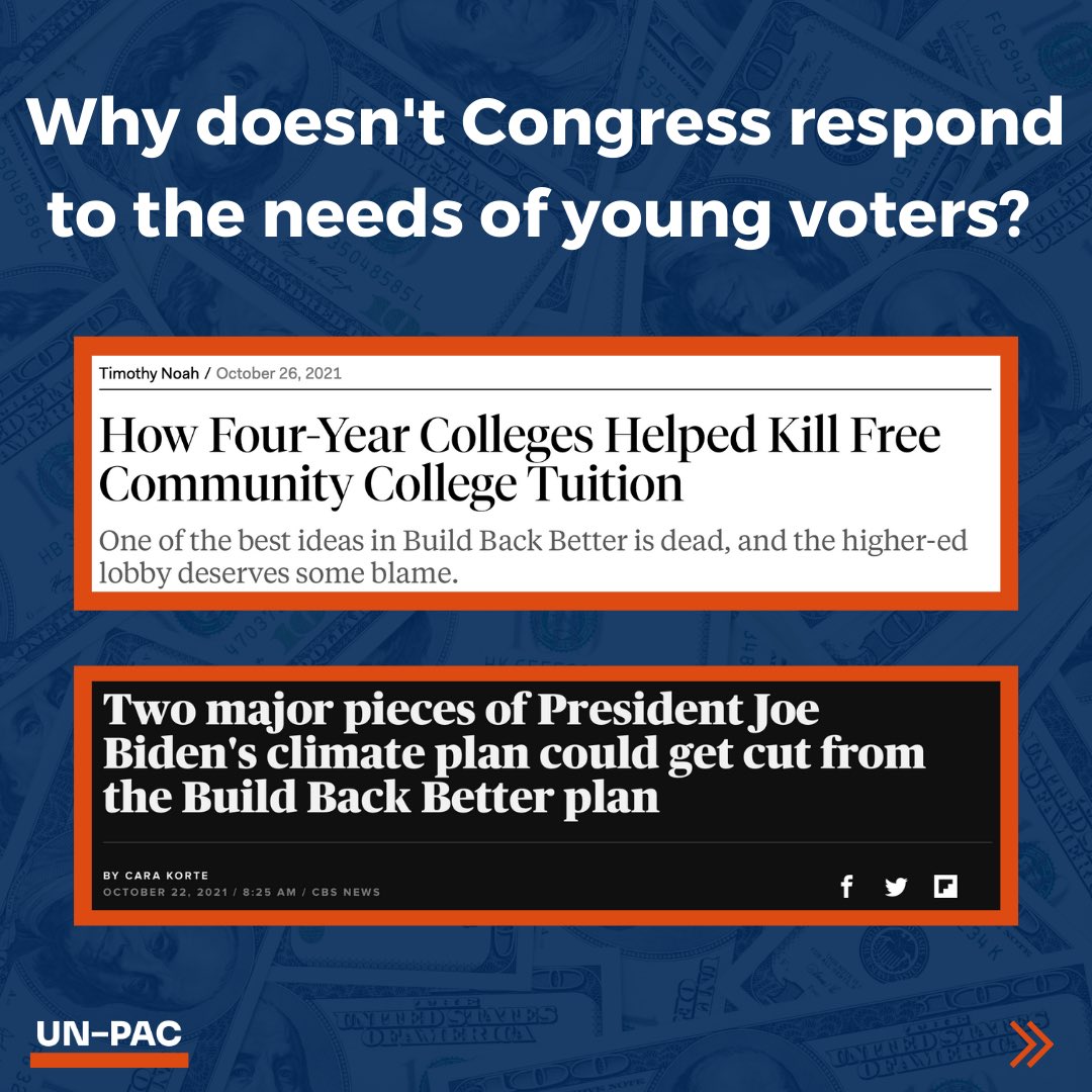 UnPACWisconsin's tweet photo. Young people are the future, so why doesn’t our government listen to us? The answer: big money in politics and corruption (not to mention, disenfranchisement!) https://t.co/24jHGVaTUN