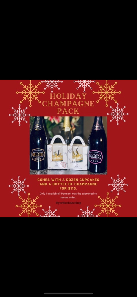 ItsPrettySweets's tweet photo. Its that time of the year again to start planning for your NYE night! 

📸Blueberry Pomegranate Cupcakes with shooters 
Comes with a complimentary bottle of Bellaire champagne 🥂🍾🥂

Pre-orders begin 11.11.21 https://t.co/p0HabFQbrF