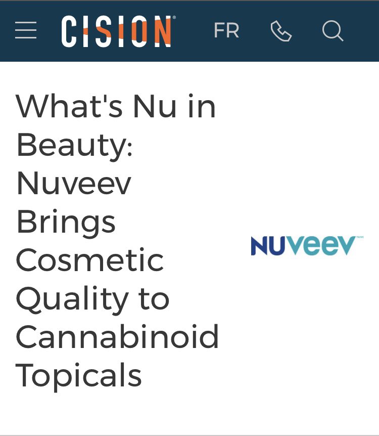 Congratulations to Samantha &amp; The <a href="/nuveevwellness/">Nuveev</a> team! Products available now at <a href="/ONCannabisStore/">Ontario Cannabis Store</a> 

Great to see this product category growing!!! &amp; so much more to go! 

<a href="/JessCo_pr/">JessCo - KNOWN</a>