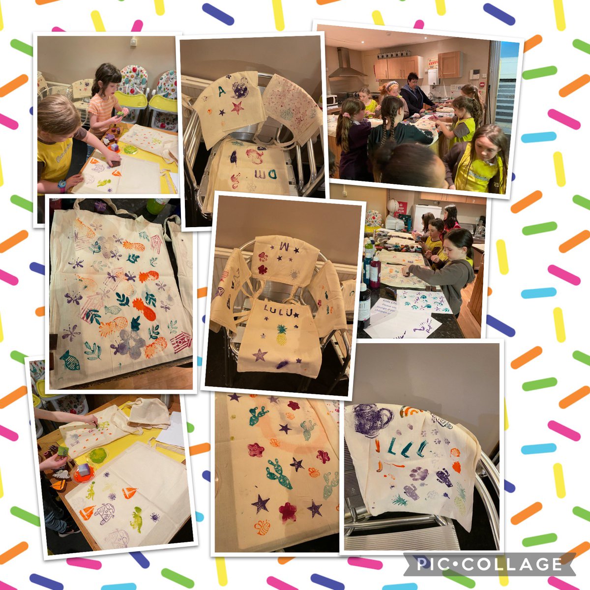 We love crafts so let’s do some #blockprinting @theartycraftyplace #designs #bags <a href="/MerseysideGG/">Girlguiding Merseyside</a> <a href="/Girlguiding_NWE/">Girlguiding North West England</a>