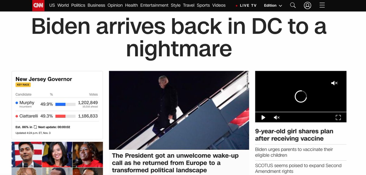 Wow.  Uncharacteristically truthful headline on CNN this afternoon.