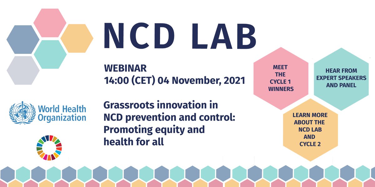 GeorgeInstUK's tweet photo. 📅Join us TOMORROW!
For @WHO's 1st #NCDLab webinar to hear from cycle 1 winners and experts on grassroots #innovation in NCD prevention and control initiatives
RSVP now: https://t.co/Zh96ZSVSoj
@EmmaFeeny @georgeinstitute @RobynNorton8 @jackefisher @DrAxelrod_WHO @GeorgeInstIN https://t.co/41GR9JW63X