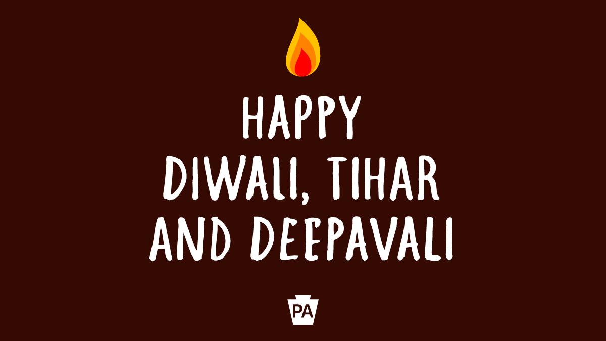 Happy #Diwali, #Tihar, and #Deepavali to all Pennsylvanians celebrating the festival of lights with friends and family.