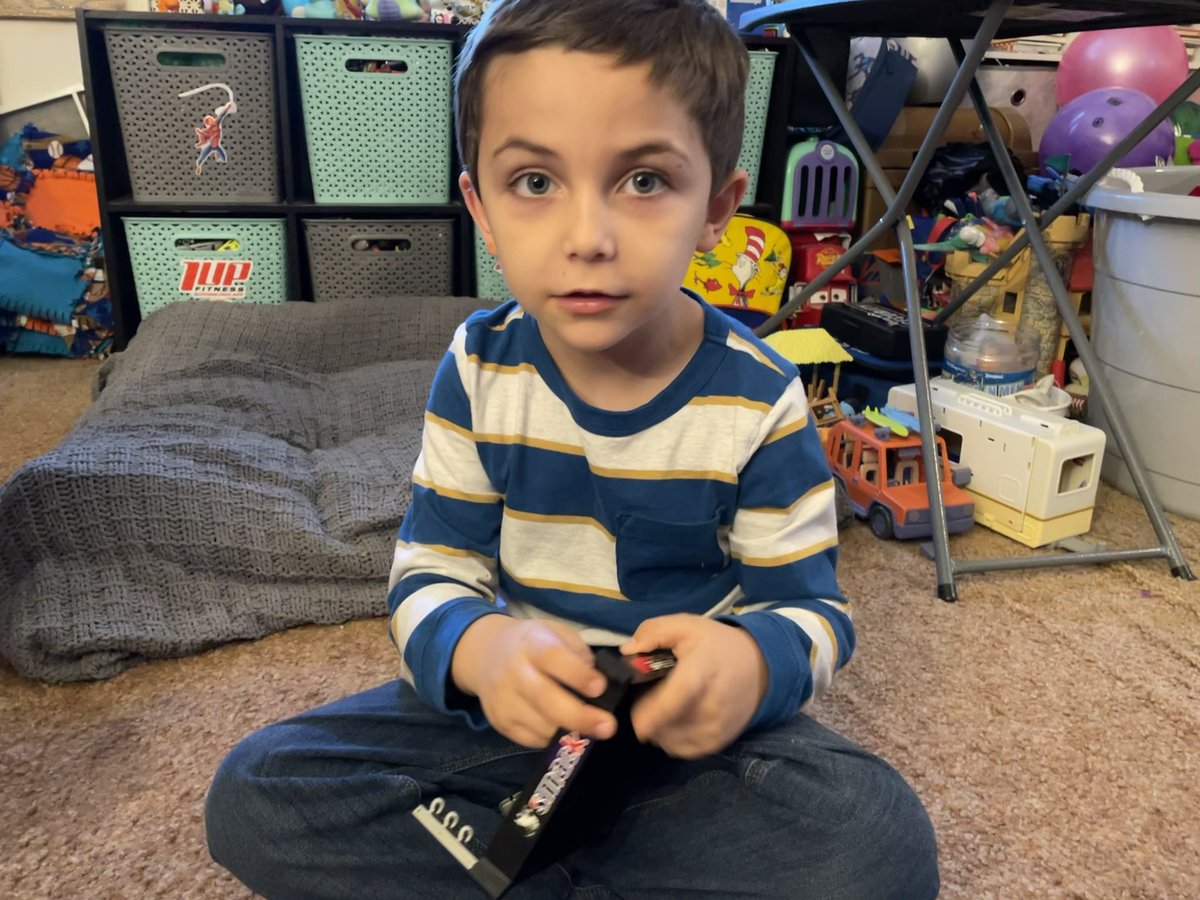 IHateSteveOff's tweet photo. Playing wrestling figures with my favorite little person. #HeelSonLuke #MyReasonToFight https://t.co/M8JgLlTKah