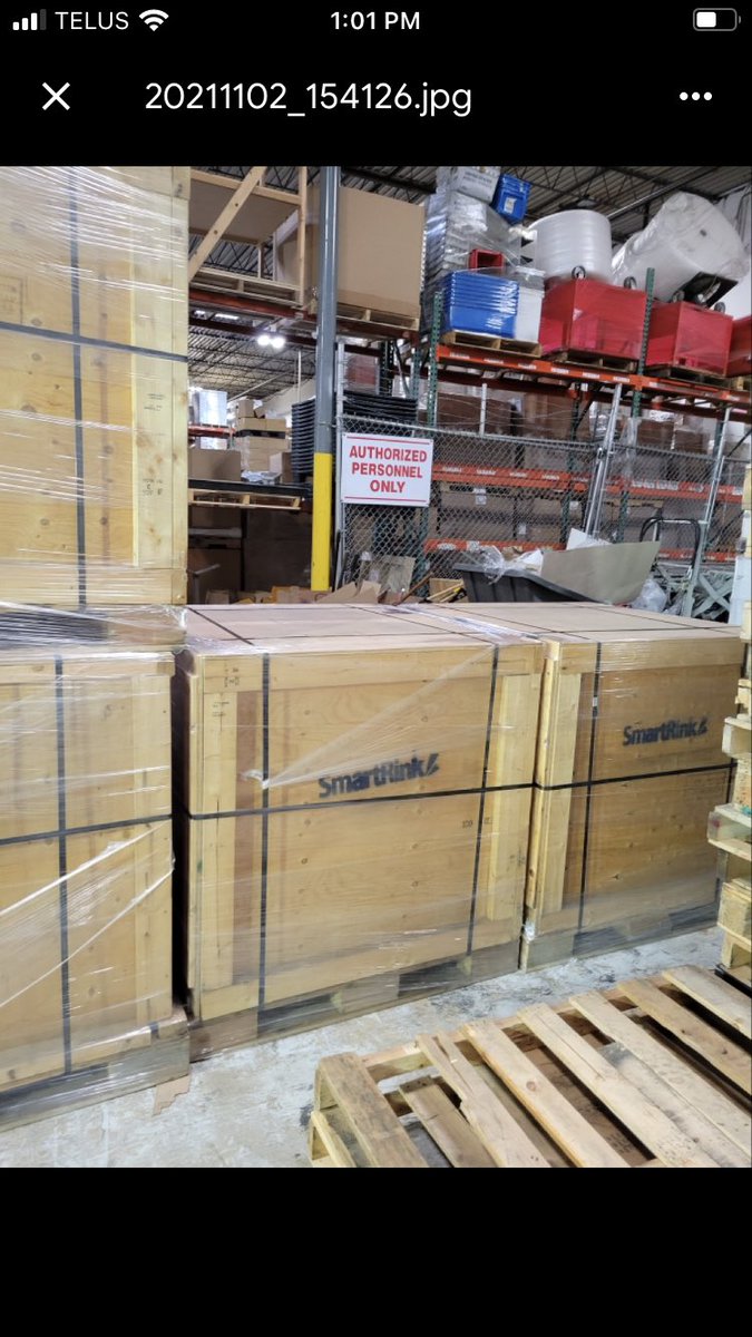 SmartRink's tweet photo. Another SmartRink project about to be shipped. This one is headed to Bainbridge Island, Washington. More pics to follow. https://t.co/WCrSYwVV92