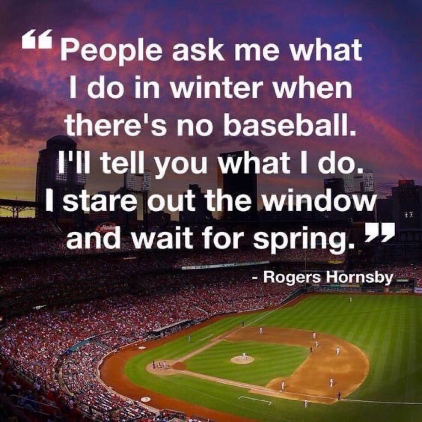 Tom's Old Days on Twitter: "The Baseball Season is will be the Sentiment of Many,for the next few Months. #MLB #USA #offseason #OpeningDay https://t.co/hgA1rbOT9Z" / Twitter
