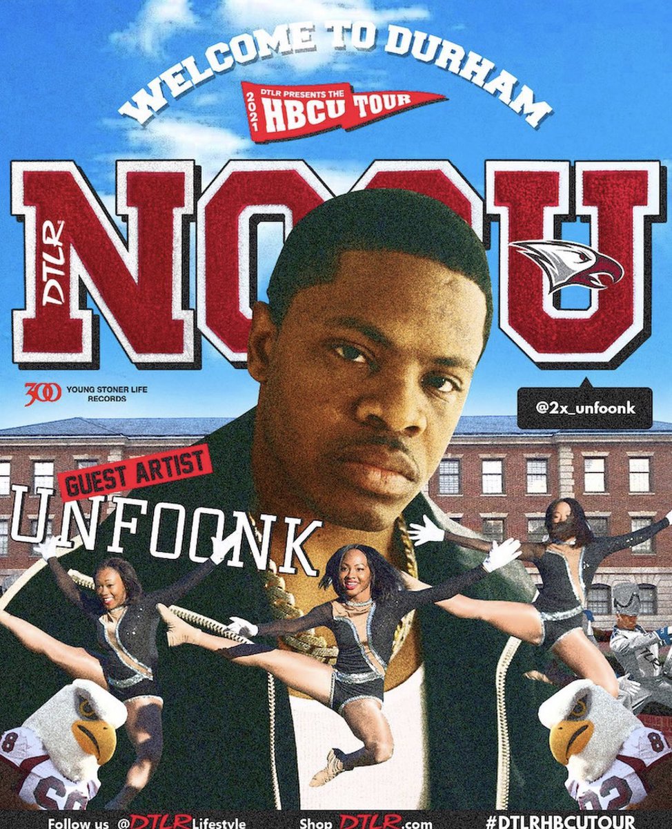 DJDoubleA_336's tweet photo. #NCCU is the last stop of the #DTLRHBCUTour!!! Friday weโre bringing some artists that will be rocking the stage โฌ๏ธ
Trapboy Freddy, BRS Kash, HD4President, Unfoonk, & more
๐ฅ๐ฅ๐ฅ๐ฅ https://t.co/VdH2D2FZfe