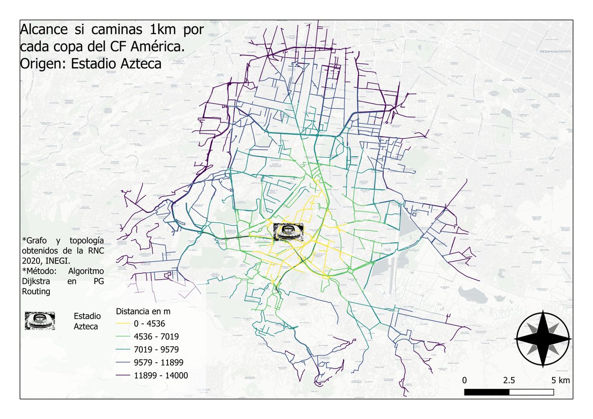 122Vmjz's tweet image. Día 3-1.
Líneas.
#30DayMapChallenge #CFA #Pgrouting