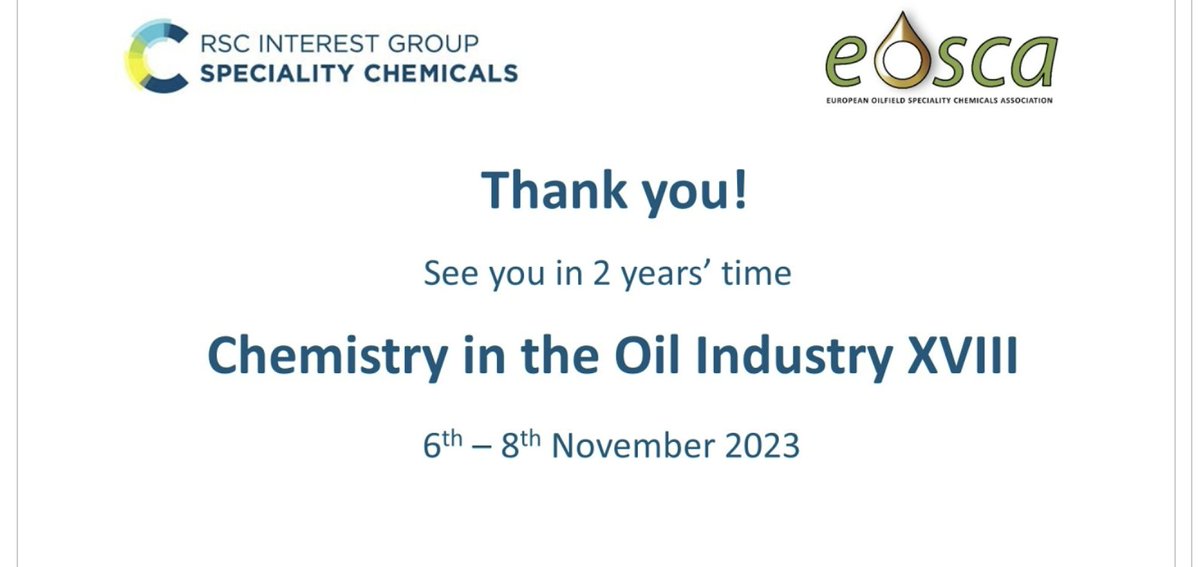 RSC_SCS_CITOI's tweet photo. It's a wrap for #CITOI2021. Thanks to all our paper and poster authors and, of course our delegates! See you in Manchester in 2023! https://t.co/MD1QuUOBLA