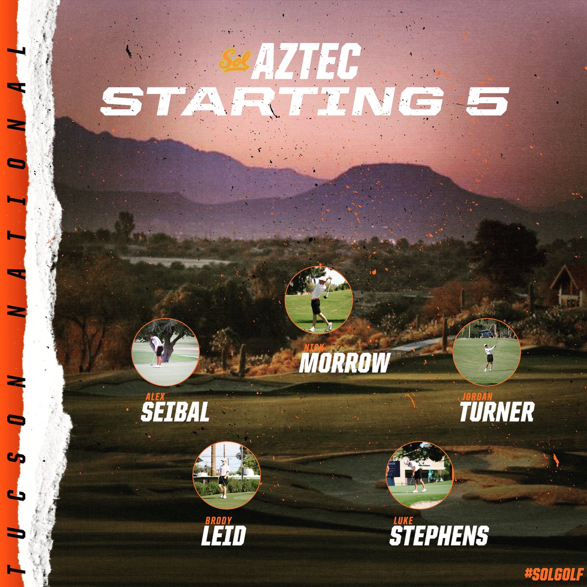 cds_golf's tweet photo. Day 1 of the D1 State Golf Tournament is here! The Aztecs start on hole 10 today on the Catalina course.
Nick- 9am
Alex- 9:10am
Jordan- 9:20am
Brody- 9:30am
Luke- 9:40am
#solgolf #bleedorange #azhsgolf https://t.co/28f1wrgcKb