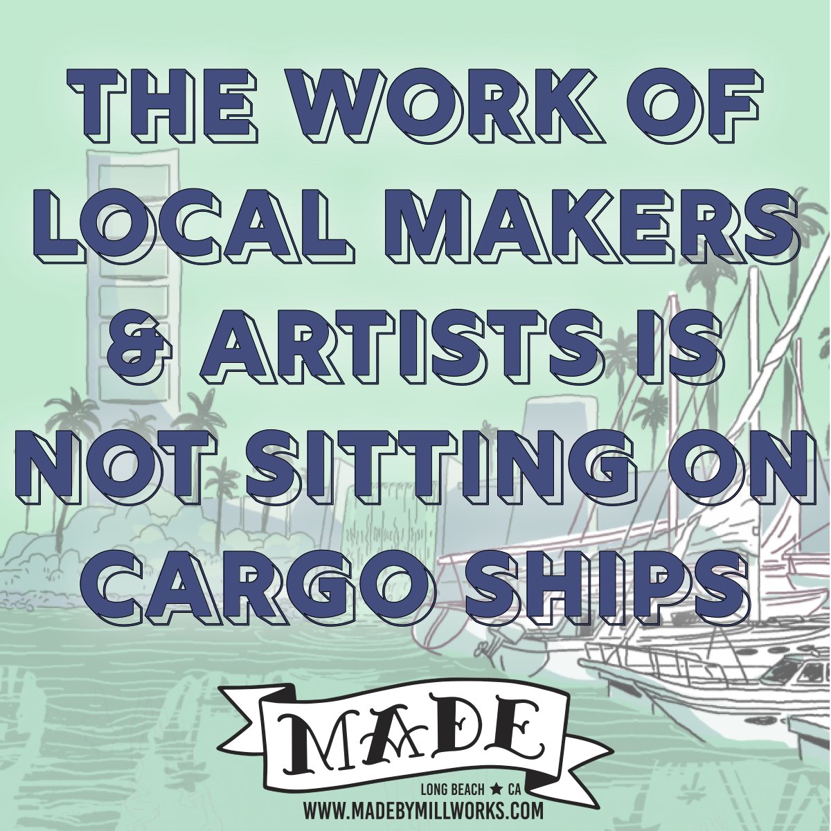 Shop online &amp; shop local with MADE.
madebymillworks.com
And keep an eye out for upcoming announcements for our holiday plans and pop-ups.
Image of THUMS Islands by Marz Jr.