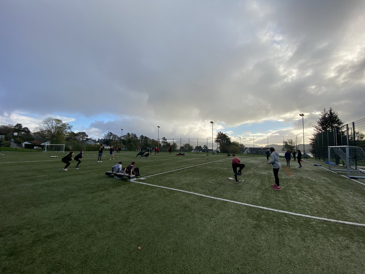 TobermoryHSPE's tweet photo. Ex Pupils Eilidh Mitchell and Charlotte Peacock leading Rugby and Fitness sessions for our brilliant young people! #activegirlsday #SheCanSheWill #promotingwomeninsport @ABActiveSchools https://t.co/MQZ9k89cAH