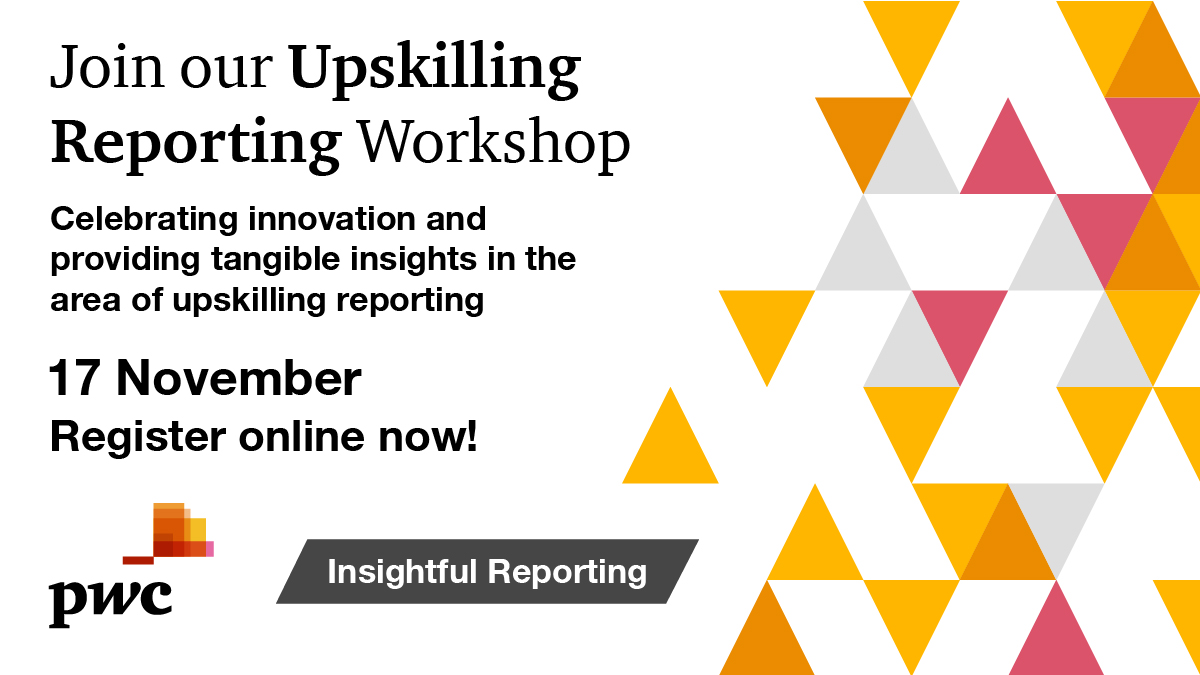 I am delighted to be hosting our upskilling reporting workshop. We will be announcing the winner of this year’s Building Public Trust Awards for Upskilling Reporting. Join me by registering here bit.ly/bptaupsr  #InsightfulReporting