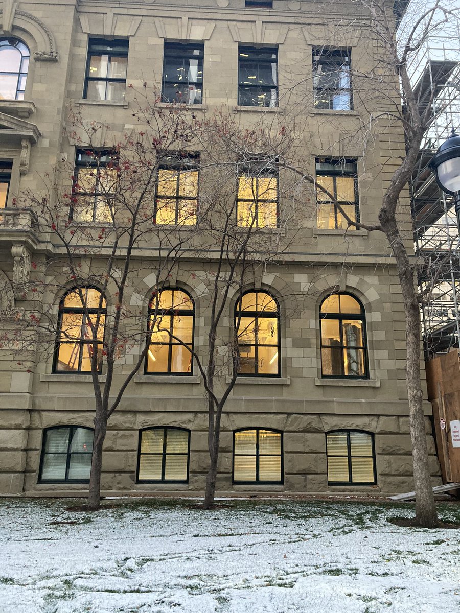 halgarian's tweet photo. More trucks at MacDougall Center today on #yyc set of #thelastofus #thelastofushbo. Looks like they’re setting up for some interior scenes. @HBOsTheLastofUs https://t.co/VTrHPBACEg