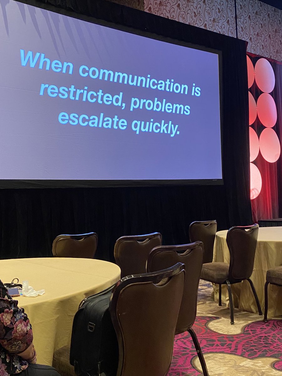 dalalhaldeman's tweet photo. Make space to spark meaningful conversation. Allow for complaints and address them. From your team. From your customers. #HCIC21 https://t.co/DA6hlL8W2h