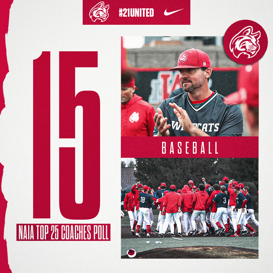 IWUWildcats's tweet photo. Baseball comes in at No. 15 in the @NAIA Top 25 Preseason Coaches Poll @IWU_Baseball https://t.co/XYA7bCOmLF