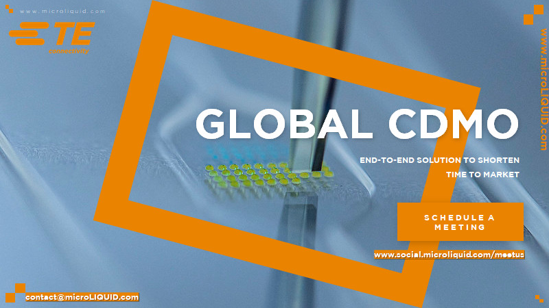 microliquid's tweet photo. GLOBAL CDMO: End to end solution to shorten time to market
How? Read here
Meet us at #medica2021 https://t.co/IzKzaTnJZU
TE CONNECTIVITY. WHEN TECHNOLOGY CONNECTS SO DOES HUMANITY.
#microfluidics #microLIQUID #labonachip #IVD #POC #medicaldevices #EveryConnectionCounts https://t.co/YXOfdEQbQO