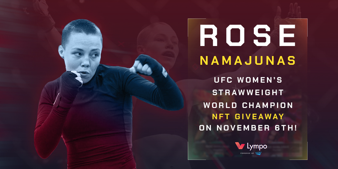 Legendary @rosenamajunas 💪 is defending her WORLD CHAMPION 🏆 title. To support her, we'll giveaway 10 Rose NFT cards 🔥 Participate & support by commenting below, we’ll pick 10 winners after the fight! 🥳 GO ROSE! ufcstats.com/event-details/… @animocabrands $LYM $LMT