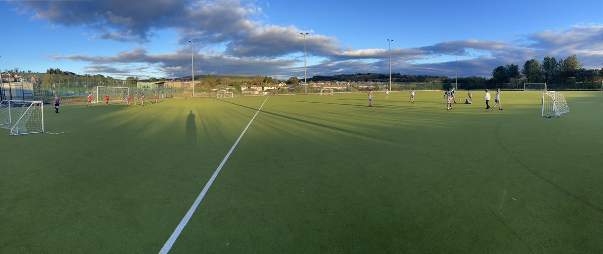Beautiful evening for it ⚽️ ☀️ @TCS_Y5