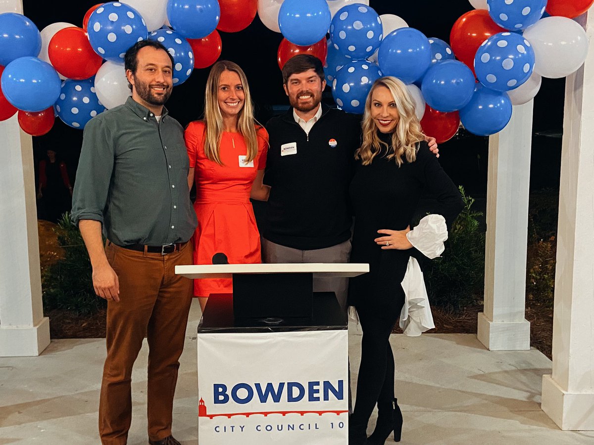 2 years ago, I was your intern. 11 months ago, you called me out of the blue to ask me to run your campaign. Last night, I got to introduce you as our City Councilman. I am so proud of all the hard work we put in, it was worth it! <a href="/Bowden4CHS/">Stephen Bowden</a>