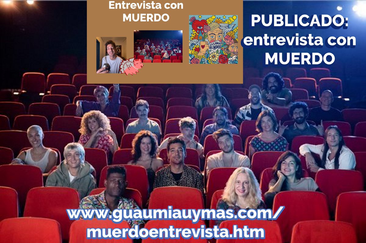 GuauMiauyMas's tweet photo. Entrevista con @MuerdoMusica sobre #SiLoCrees , Carlos Salado , el álbum "La Sangre del Mundo" , colaboraciones ( @El_Kanka , @ElcheNinode , @DaniFdez ) , su libro "La Primera Piedra", el producir el disco a @SebaPissinis , conciertos y más https://t.co/kpPq6OB825 https://t.co/P0iS3XFtDU
