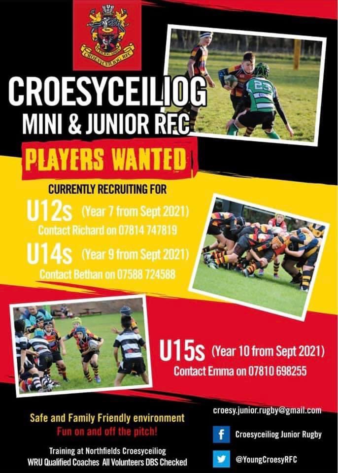 CroesyU15s's tweet photo. 🏉 Training Friday Night 📍Cwmbran stadium 3G ⏰ 17.00-18.00 💪 new and old players always welcome 🤝 great club to be part of 🐓 other age groups looking for new players as well ⚫️🔴🟡 https://t.co/mrjrt9AJA6