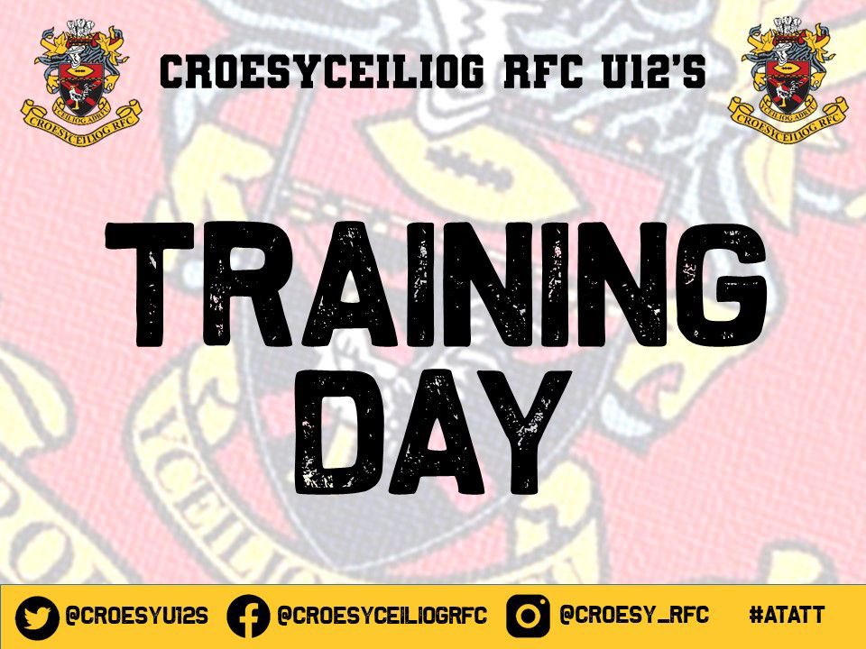 CroesyU15s's tweet photo. 🏉 Training Friday Night 📍Cwmbran stadium 3G ⏰ 17.00-18.00 💪 new and old players always welcome 🤝 great club to be part of 🐓 other age groups looking for new players as well ⚫️🔴🟡 https://t.co/mrjrt9AJA6