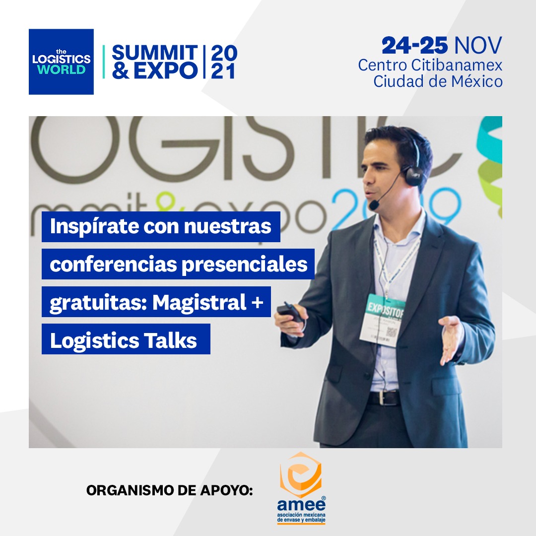 Inspírate con las conferencias gratuitas de primer nivel en THE LOGISTICS WORLD | SUMMIT &amp; EXPO.

Descubre todas las conferencias. Regístrate y asiste sin costo: bit.ly/3nnzHEu