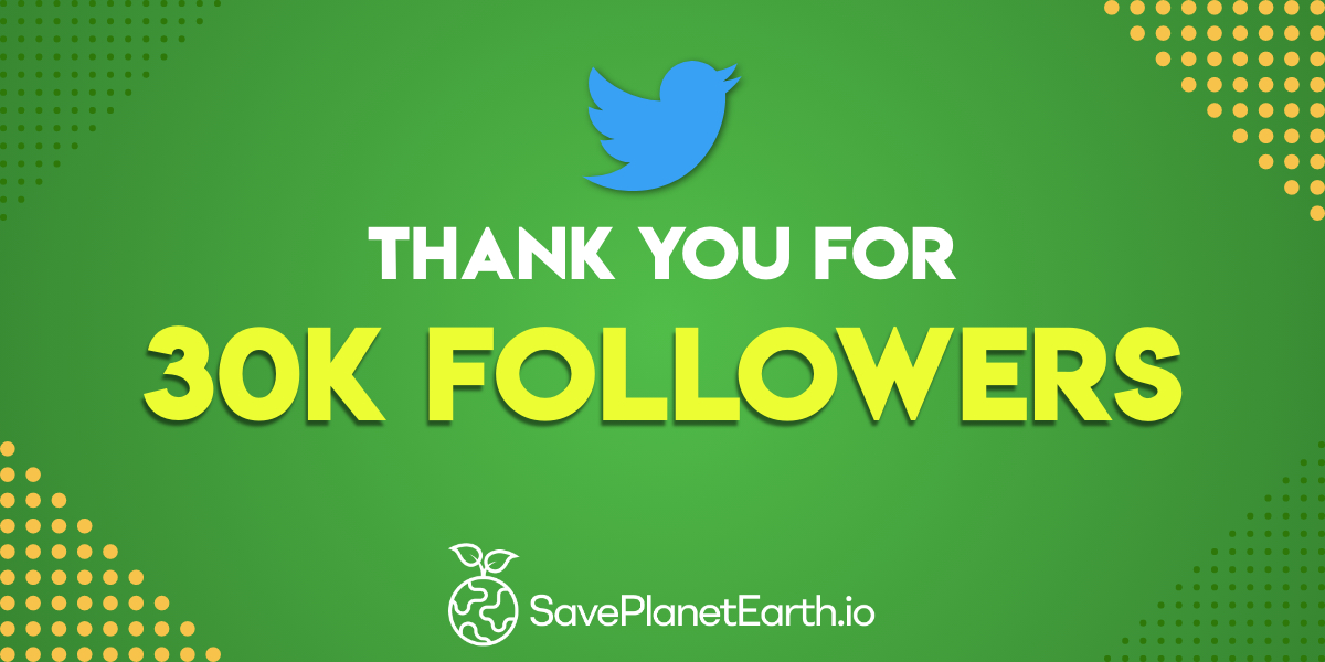 SPE_ETH's tweet photo. 🎉🎉🎉🎉🎉🎉🎉🎉🎉🎉 
 
$SPE has 30K FOLLOWERS 
 
🙏 THANK YOU! 🙏 
 
We are very happy to have so many join us on our mission to #SavePlanetEarth  
 
For more information please visit 👇 
 
https://t.co/3wHf6kKTHW 
 
#CryptocurrencyNews #BSC #BSCGemsAlert #BSCGem https://t.co/MZpXsuxgXF
