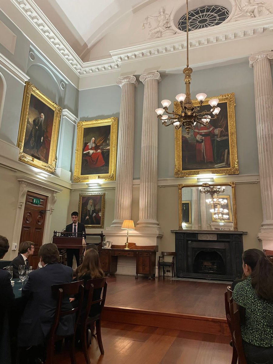 cianmhenry's tweet photo. Really enjoyable evening launching Volume X of @KILawReview last eve and a great honour personally to introduce keynote speaker Mr Justice Gerard Hogan #KILawReview10 https://t.co/n9cv43PT5O