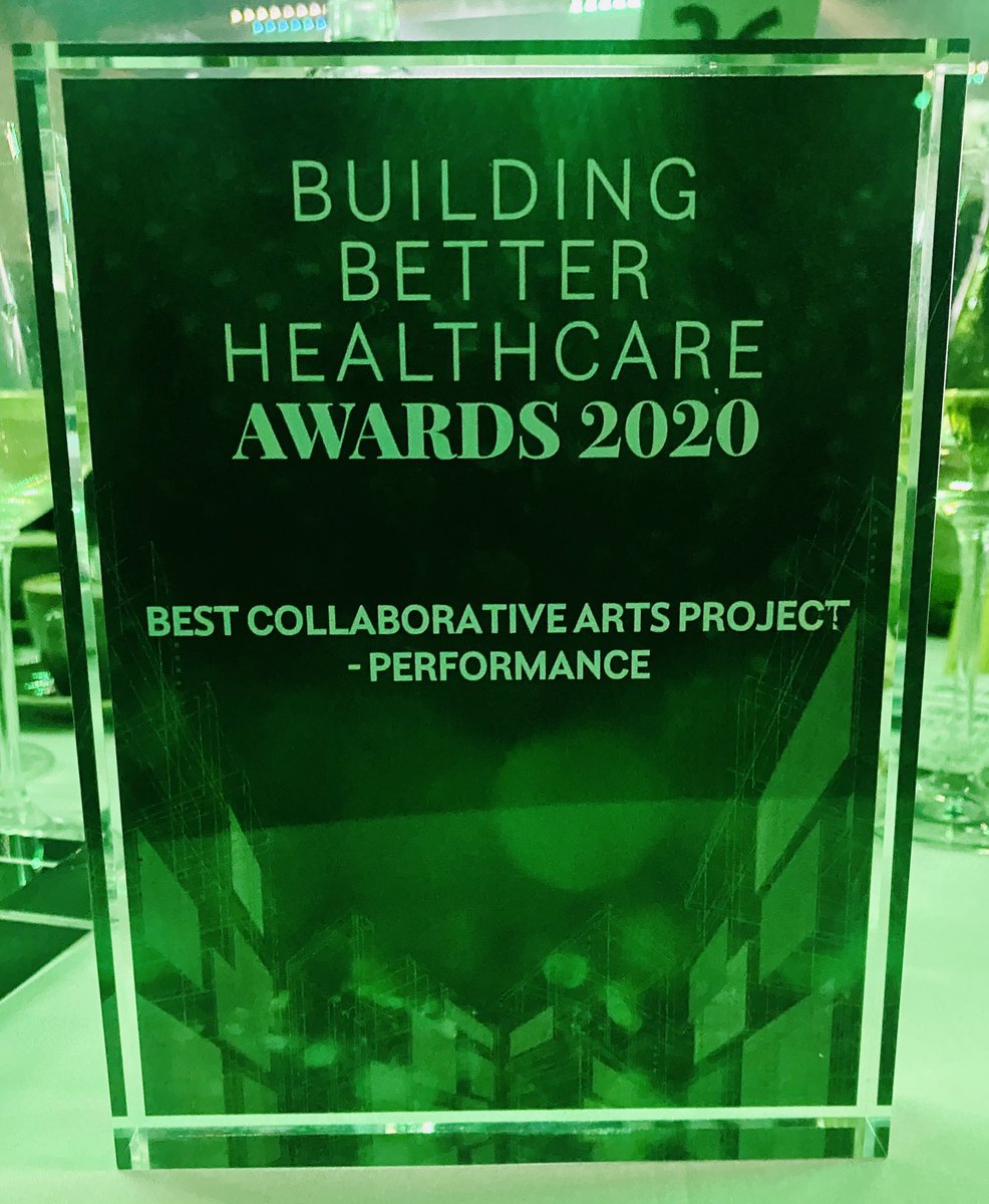 Delighted we have just won Best Collaborative Arts Project - Performance <a href="/BBHAwards/">BBH Magazine</a> for our pioneering #VirtualConnections programme #BBHAwards 

Thank you to all our Arts For All artists partners we couldn’t have done it without you! <a href="/ChelwestFT/">Chelsea and Westminster Hospital</a> <a href="/WestMidHospital/">West Middlesex University Hospital</a> <a href="/LAHArtsHealth/">London Arts and Health</a>