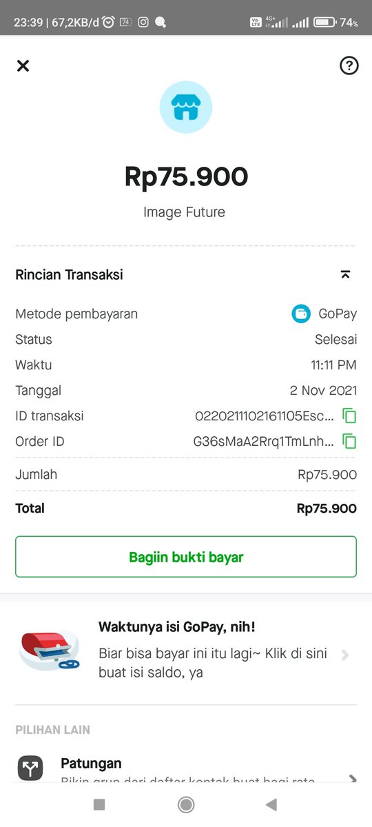 lifelessontips's tweet photo. @cccc0123cccc @gojekindonesia Senasib kita kena potongan image future GO-PAY, di akun Goggle Play ku juga ga ada aplikasi apaan ini lapor GO-Pay juga cuman direset, Jaminan dana pasti kembali belom ada kejelasan. @gojekindonesia &amp; @gojektech , coba goggling ternyata banyak korban user GO-PAY oleh Image future https://t.co/W4mSZ2q2xw
