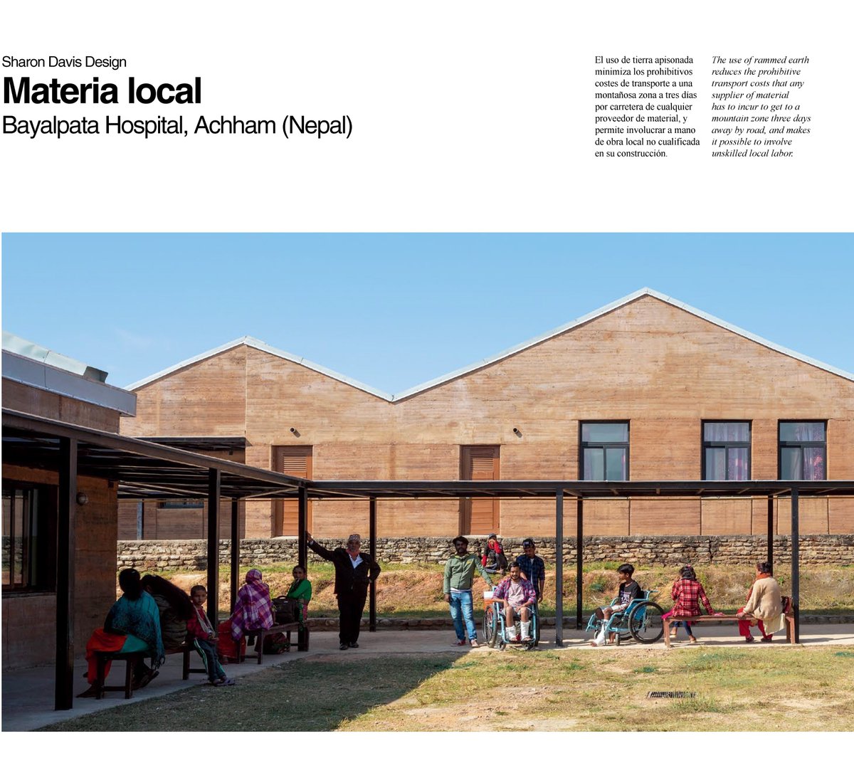 We are excited that the Spanish publication Arquitectura Viva <a href="/arquitect_viva/">Arquitectura Viva</a> has featured the Bayalpata hospital in a selection of rammed earth architecture in their most recent issue.

arquitecturaviva.com/works/sharon-d…

#bayalpatahospital #rammedearth   #achhamnepal #arquitecturaviva