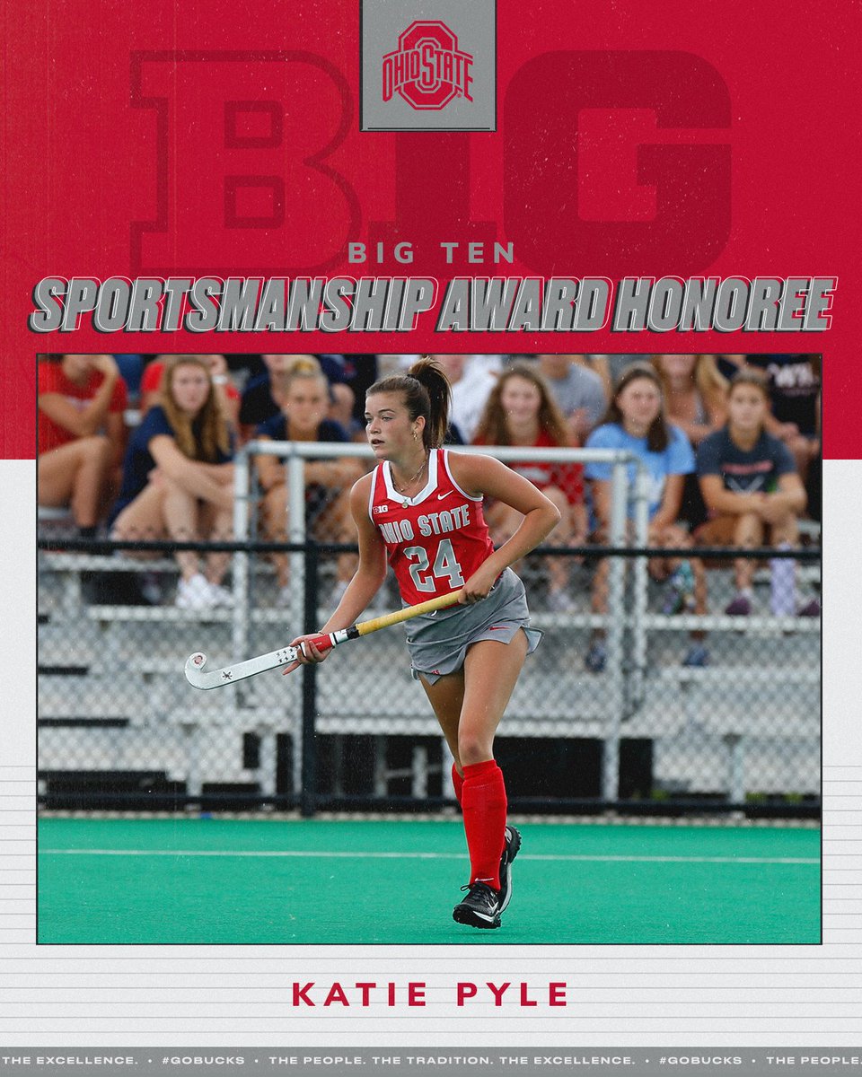 Katie Pyle (<a href="/katie_pyle22/">katie pyle</a>) was our Big Ten Sportsmanship Award honoree. The senior from Lititz, Pa. played in 66 career games.

#GoBucks