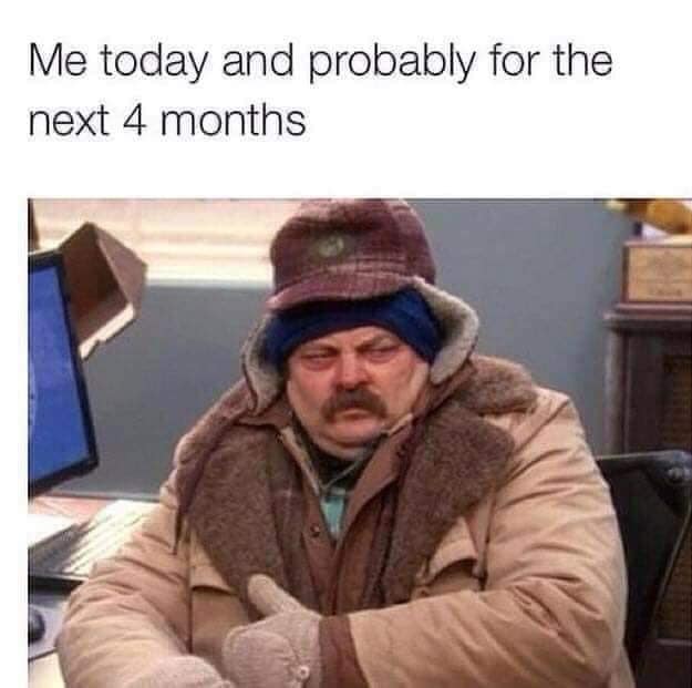 Memewaukee414's tweet photo. F*ckin cold this morning dawg. https://t.co/0EHospahEY