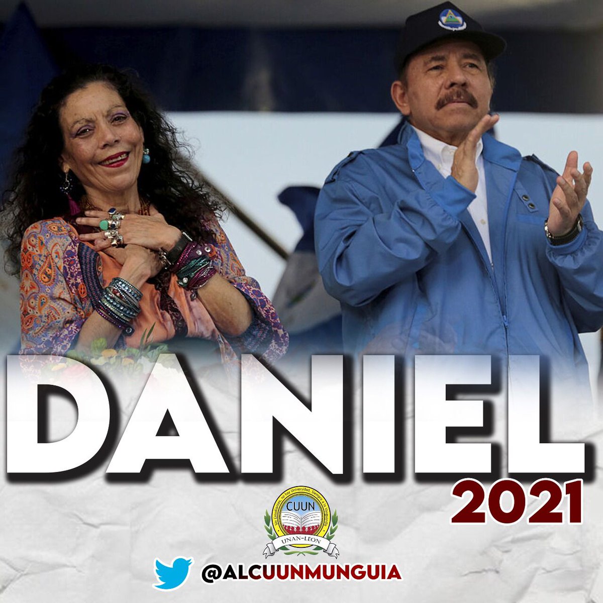 #EleccionesSoberanas2021 estamos a pocos días de ir a respaldar la fórmula del Pueblo Nicaraguense por más progresos en nuestro país #UnidadParaLaProsperidad 
#LeonRevolucion con el comandante Daniel ortega y la compañera Rosario Murillo ✌❤🖤2️⃣