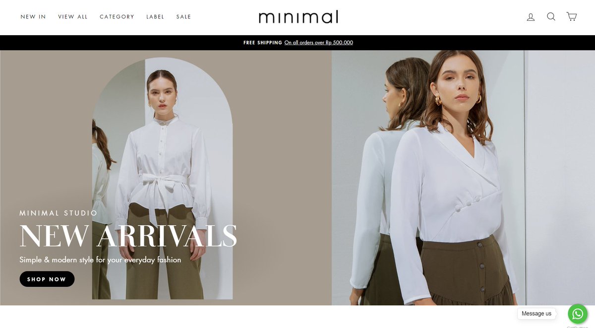 Founded in 2002 in Indonesia, minimalweb.shop has a mission to provide on-trend and great quality fashion at a great price to modern professional women. Thank you for choosing .shop! #dotSHOPwebsite