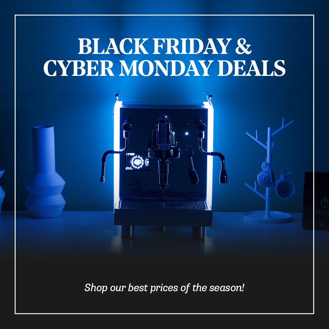 wholelattelove's tweet photo. Did you hear the news? Black Friday and Cyber Monday Deals are here! Enjoy the lowest prices of the season on select models, accessories and more for a limited time only 💫 https://t.co/RpVB4tCEnG https://t.co/vZMhDvKEtO